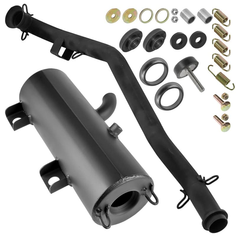 Exhaust Muffler & Pipe with Gasket Spring Kit For Polaris Scrambler 500 2000-12