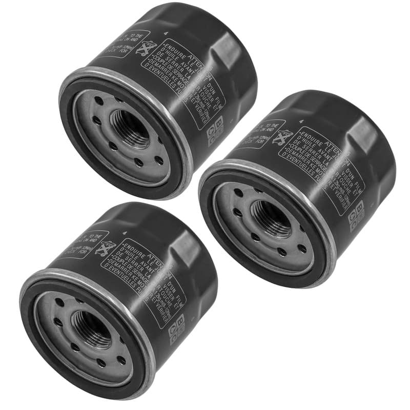 3 Pack Oil Filter for Honda PC800  VFR800F Interceptor VFR800Fi VFR800 VFR800A