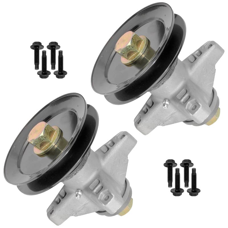 Spindle w/ Pulley for Cub Cadet LT1024 LT1050 SLT1554 918-04129B 618-04129 2x