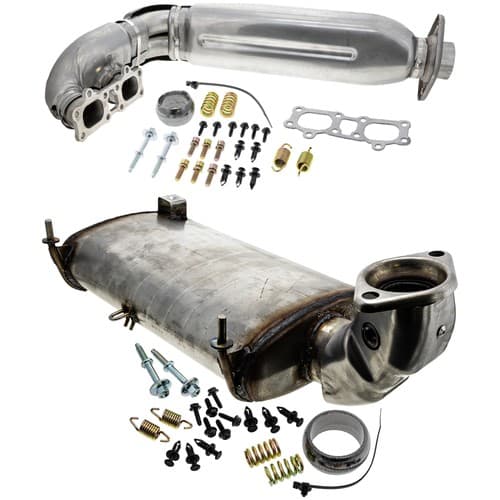 NICHE Exhaust Kit Muffler Silencer Header Manifold for Polaris RZR XP 1000