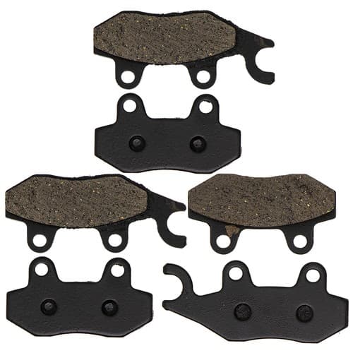 Brake Pad Kit for Yamaha YFZ450 Rhino Kawasaki Can-Am Suzuki Front Rear Organic