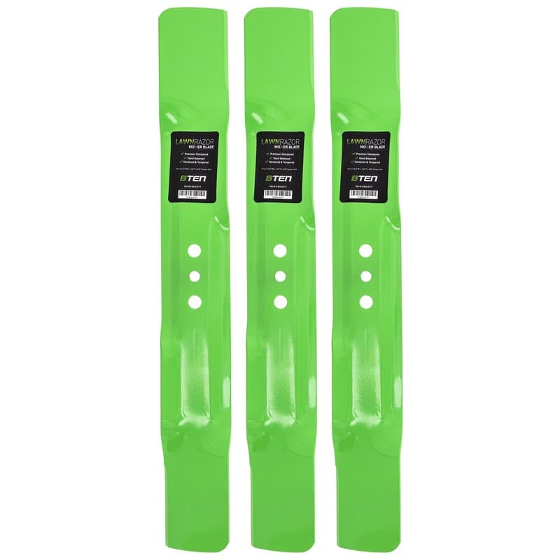 LawnRAZOR Mower Blade for John Deere Scotts JS60 GC00175 GC00344 Mulching 3 Pack