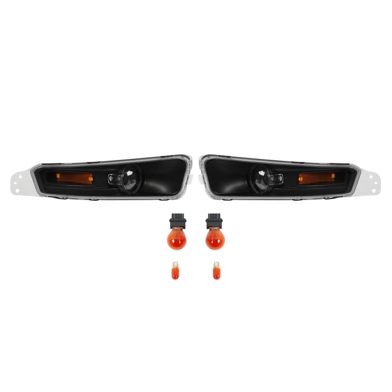 For Ford Mustang 2005-2009 Pair Turn Signal Lights W/Bulbs Parking Lamp Clear