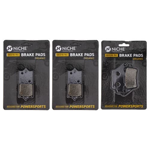 NICHE Brake Pad Set for KTM 990 Superduke R 61013030000 Front Rear Organic