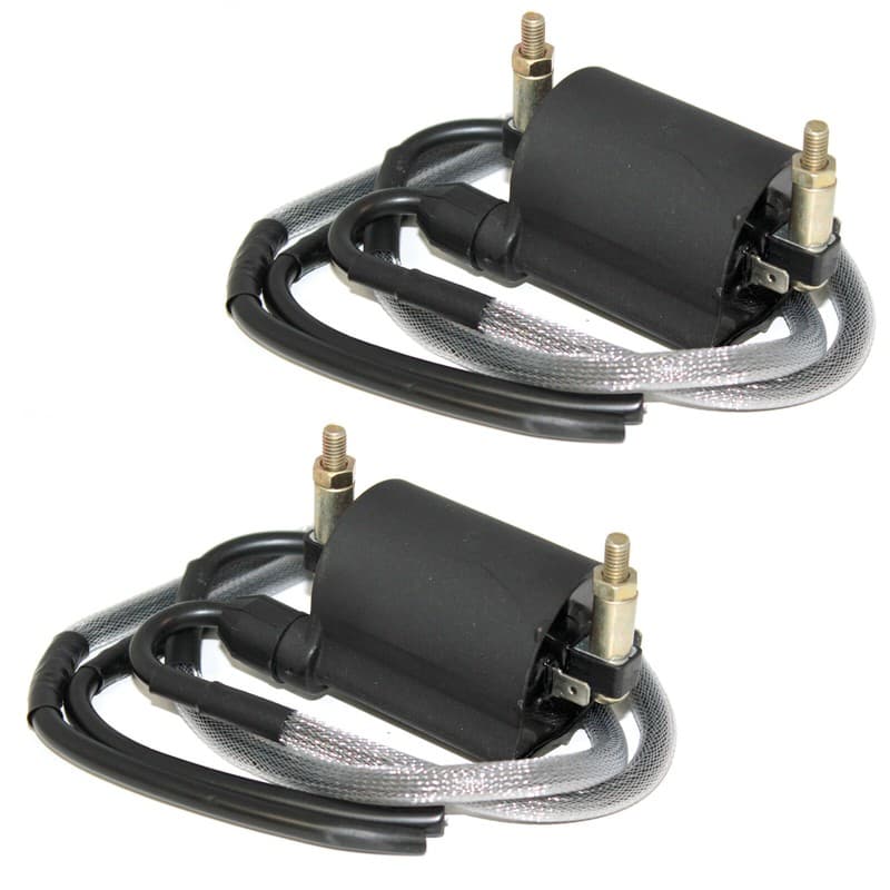 Front & Rear Ignition Coils for Kawasaki VN1500N Vulcan 1500 Classic Fi 2000-02