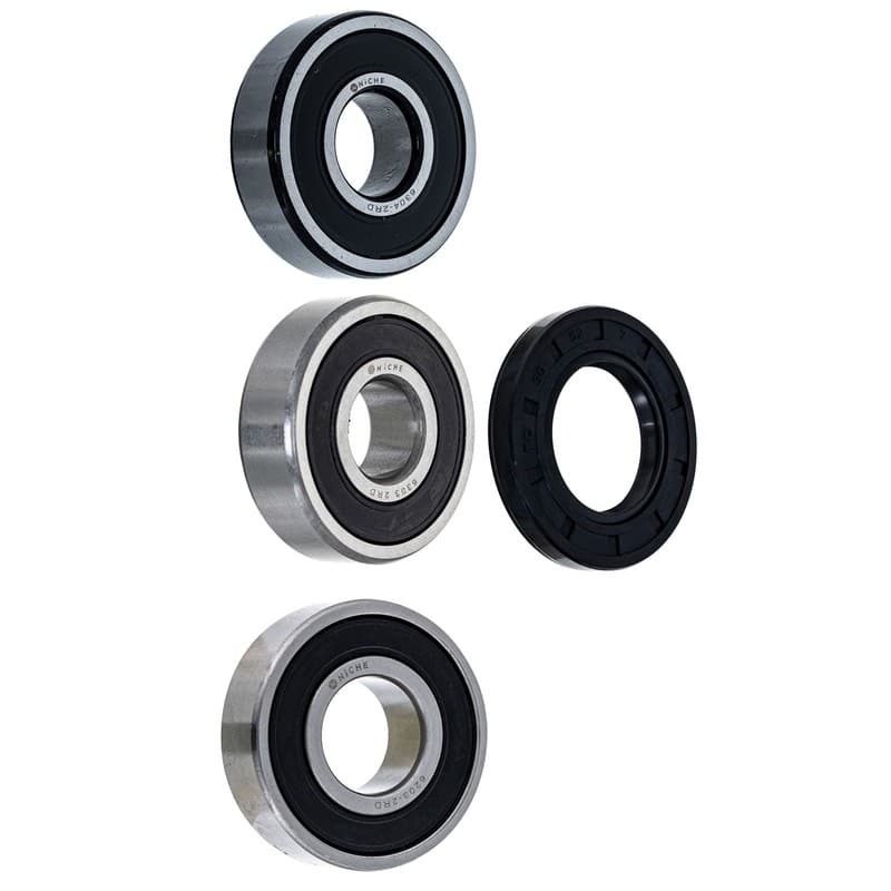 NICHE Wheel Bearing Seal Kit for Yamaha XS400 XJ550 Maxim Seca 6304-2RDQE6