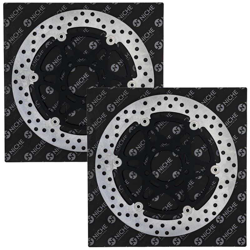 NICHE Front Brake Rotor Set For Suzuki Vstrom 650 1000 SV1000 59210-06G00