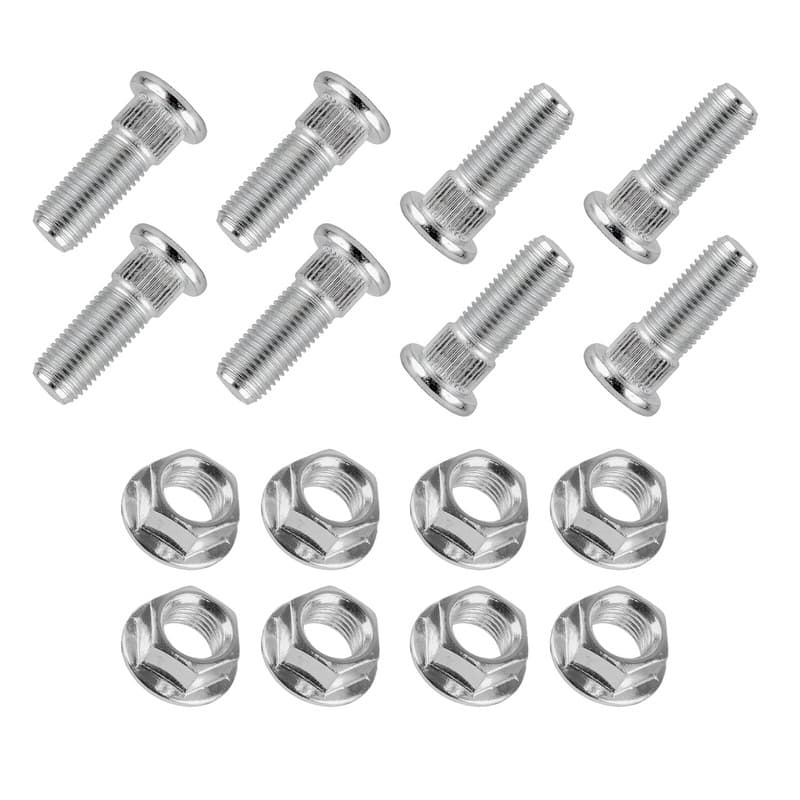 8x Front Rear Studs & Flange Nuts for Polaris Magnum 425 2x4 4x4 6x6 95-97 3/8"