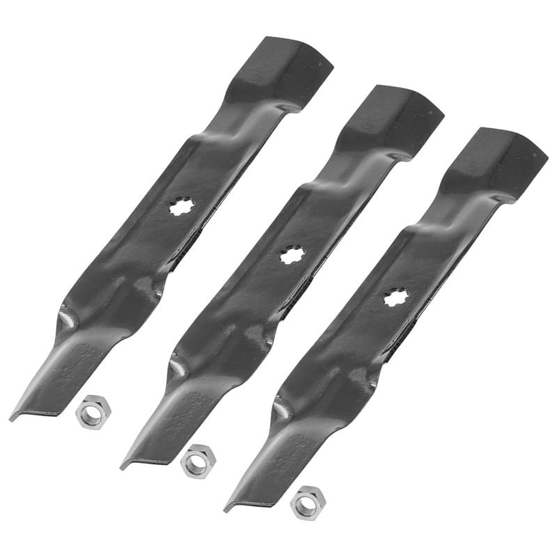 Caltric Deck Blade w/Nut For John Deere D155 D160 LA130 LA140 LA145 48" Tractor