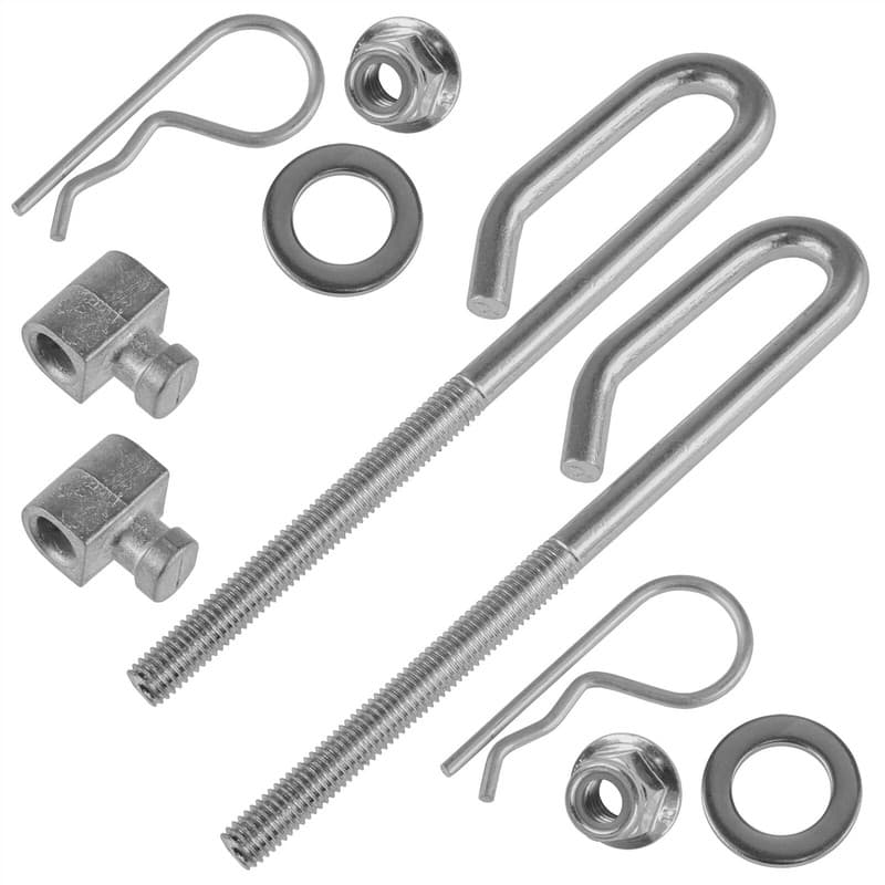2 Deck Lift Bolt Nut Trunnion fits John Deere E130 E140 E150 E160 E170 E180