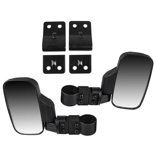 NICHE Black Side View Mirror Pro-Fit Set for Arctic Cat Wildcat Trail 1000 X 4X
