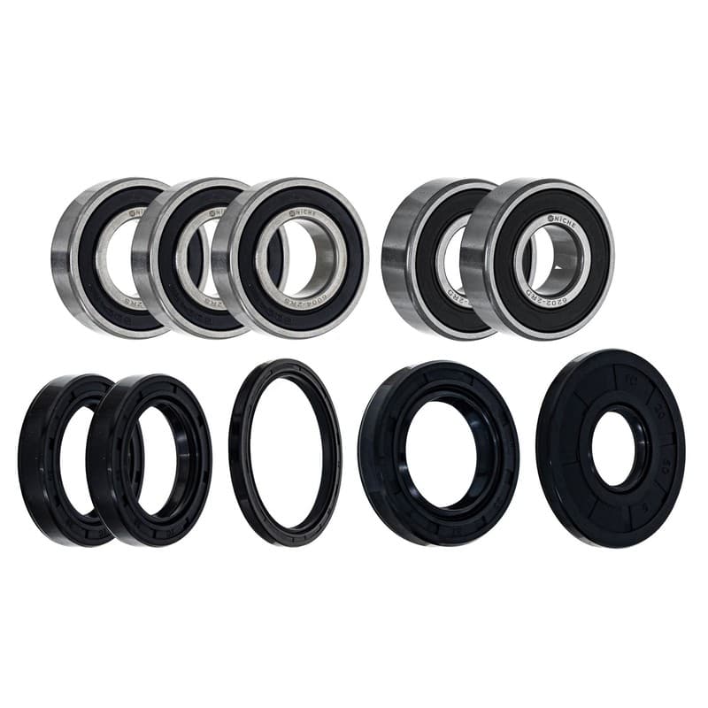 NICHE Wheel Bearing Seal Kit for Honda CR125R CR250R 6004-2RS 6202-2RDQE6