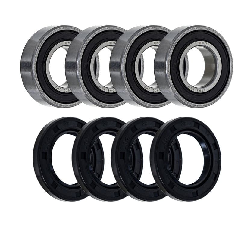 NICHE Wheel Bearing Seal Set for Honda ATC90 Arctic Cat Kymco 150 6003-2RDQE6