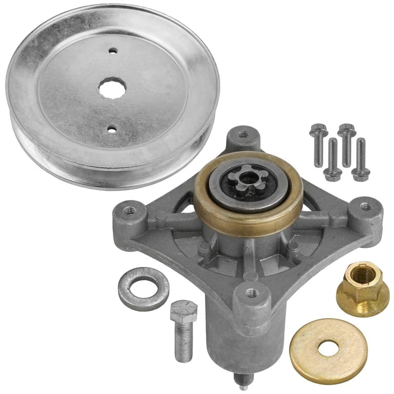 48" Deck Spindle & Pulley for Husqvarna TS148X YT21548 YTH24K48 YTA24V48