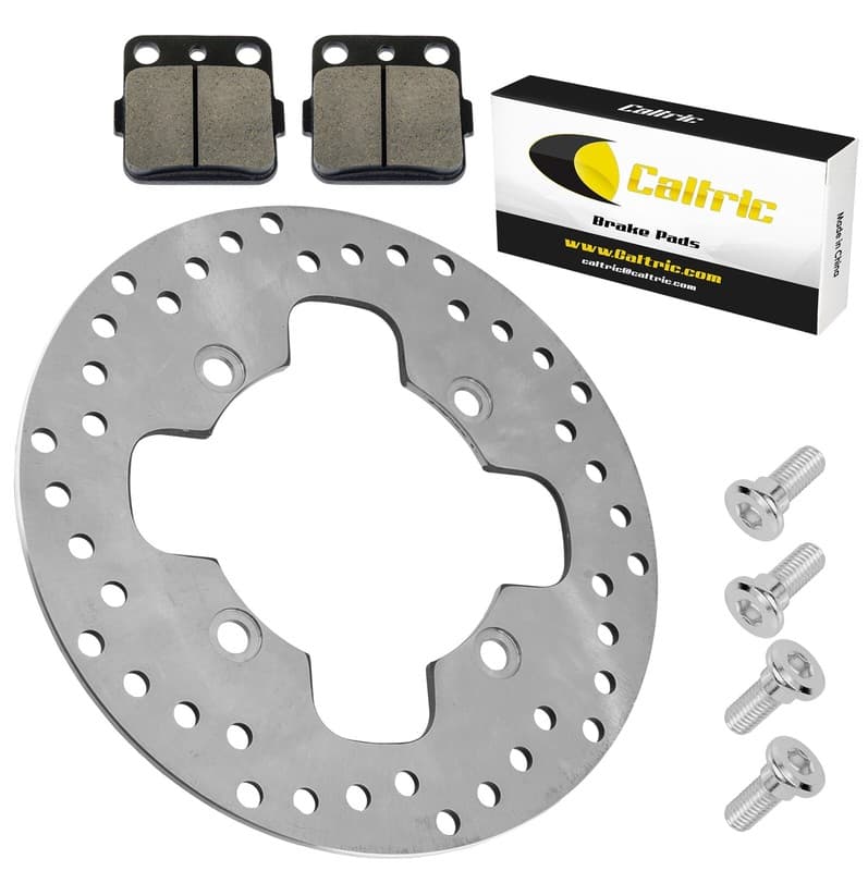 Rear Brake Disc w/Bolt & Pads for Honda TRX400X 2009 2010 2011 2012 2013 2014