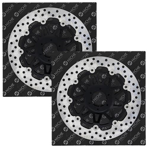 NICHE Front Brake Rotor Set for Honda CB1000 45220-MZ1-003 45120-MZ1-003