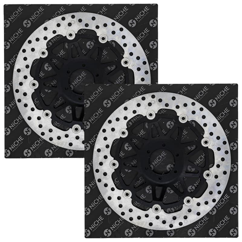NICHE Front Brake Rotor Set for Honda CB1000 45220-MZ1-003 45120-MZ1-003