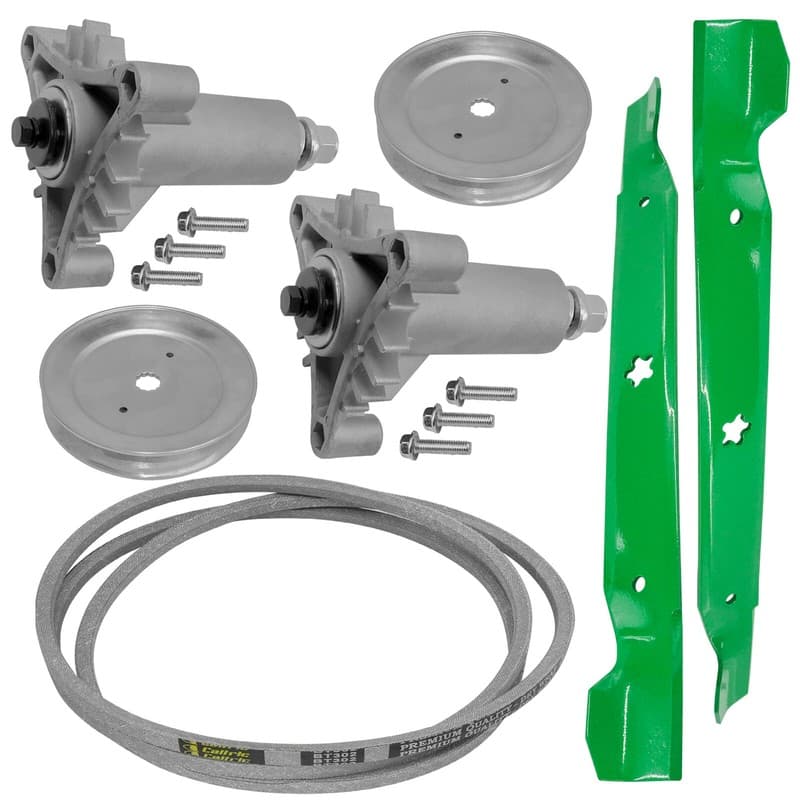 42" Deck Spindle Blade Belt Pulley Kit For Husqvarna Craftsman Poulan Pro 42"