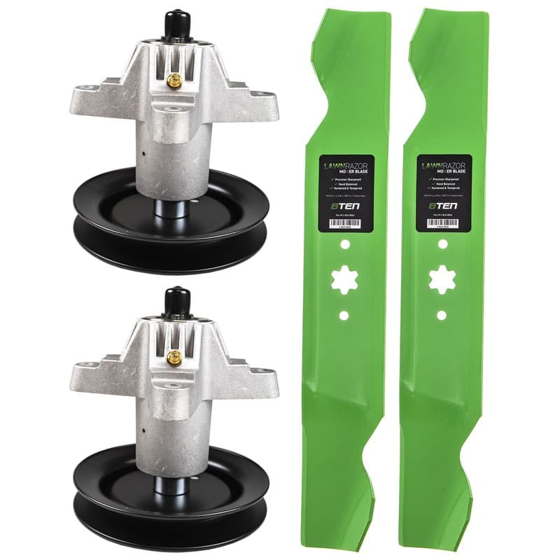 Deck Spindle & Mower Blade Kit for Yard-Machines 762F 760F