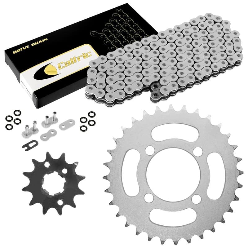O-Ring Drive Chain & Sprockets Kit fits Yamaha Breeze 125 YFA1 1989-2004 White