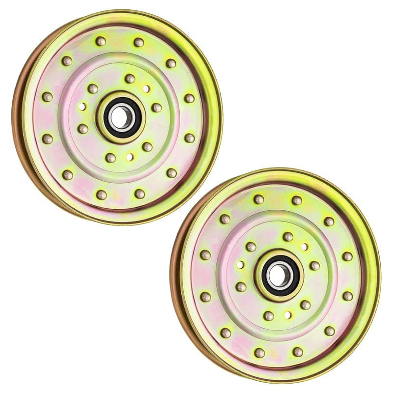 Flat Idler Pulley Set for Exmark Z XP Lazer AS Vantage 1-633109 116-4667 2-Pack
