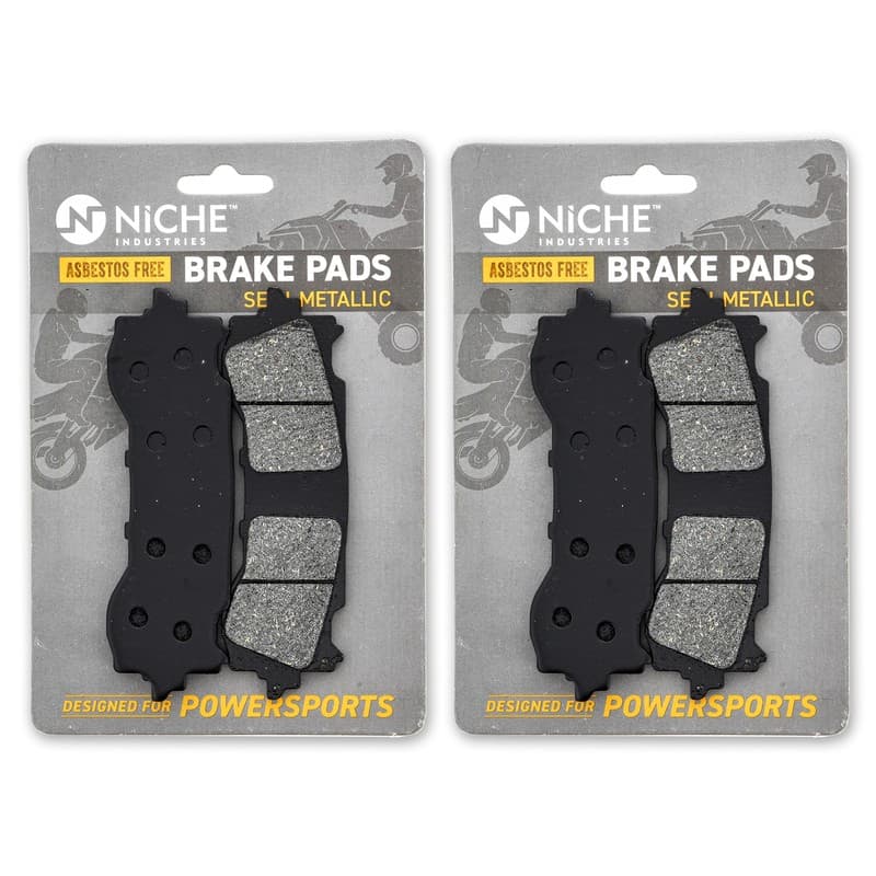 Brake Pad Set for Honda Goldwing 1800 06455-MKC-A01 Front Semi-Metallic 2 Pack