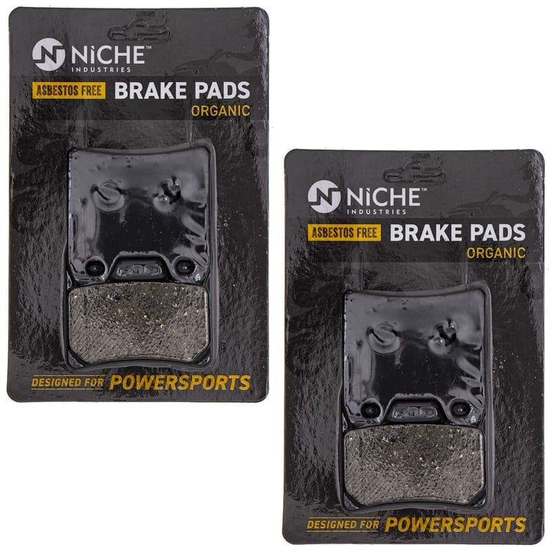NICHE Brake Pad Set for Yamaha FZ1 5LV-W0046-50-00 Rear Organic 2 Pack