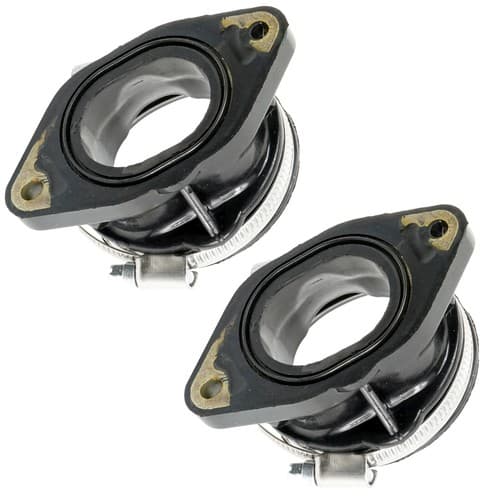 2 Throttle Body Intake Manifold Boot Adapter For Polaris Ranger XP 1000 2017-19