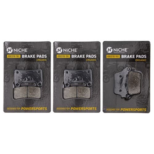 NICHE Brake Pad Set for Honda CBR600RR CBR1000RR CBR600R Front Rear Organic