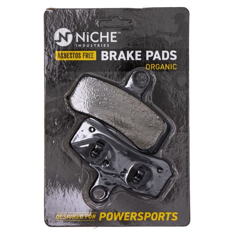 NICHE Brake Pad Set for Harley-Davidson Dyna Softail Rocker Front Organic