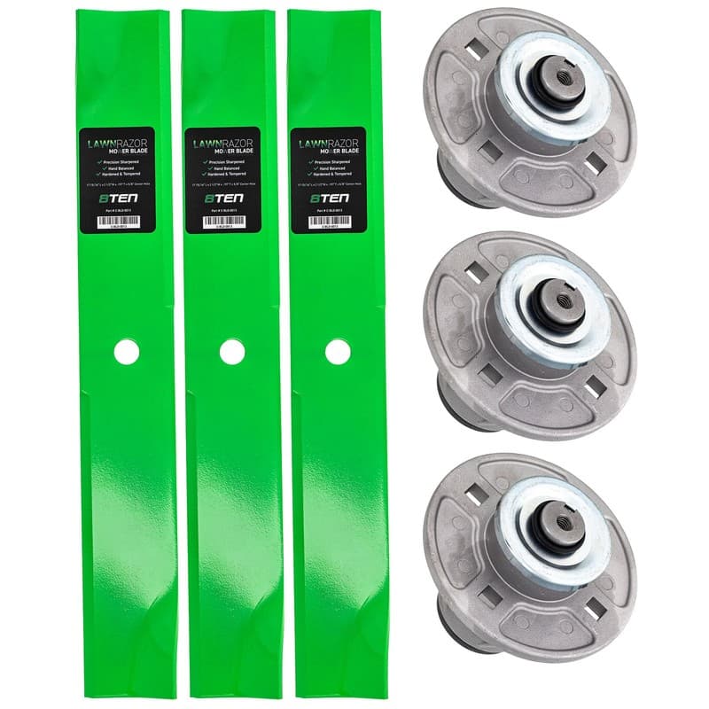 Deck Spindle & Mower Blade Kit for Gravely ZT 1840 1540 1640 1844 2552