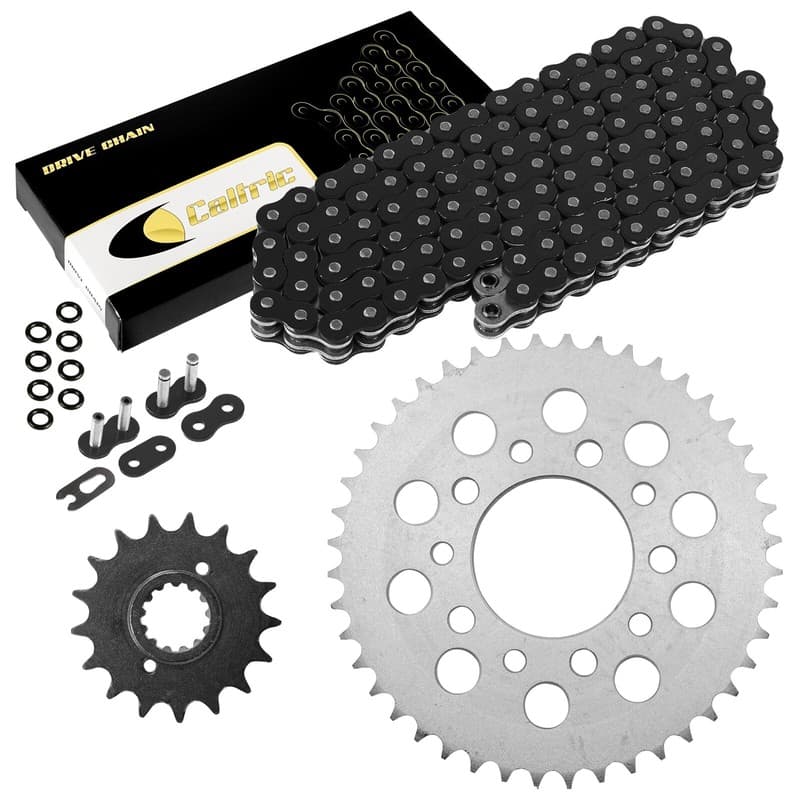 Black O-Ring Drive Chain & Sprockets Kit For Honda VF750F CB900 CB900F VF1000R