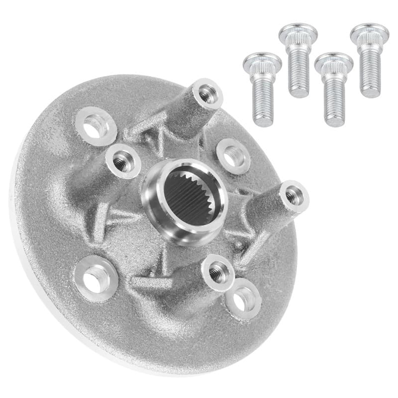 Front Wheel Hub w/ Stud Bolt Fits Yamaha Rhino 700 YXR700F 4x4 2008 - 2013