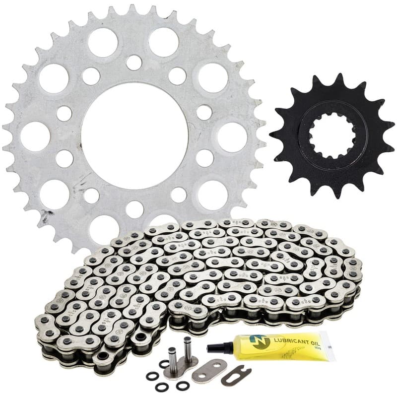 Sprocket Chain Set for Honda Nighthawk 750 15/38 Tooth 525 O-Ring Front Rear