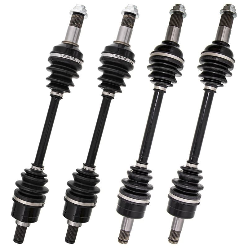 Complete Front & Rear CV AxleDriveshaft Assy Kit for Yamaha Grizzly 700