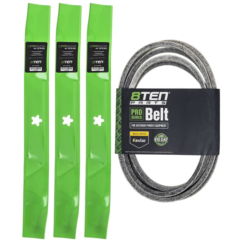8TEN Blade Belt Kit for Husqvarna MZ6128 FD61M 61 Inch 532134149 522795901