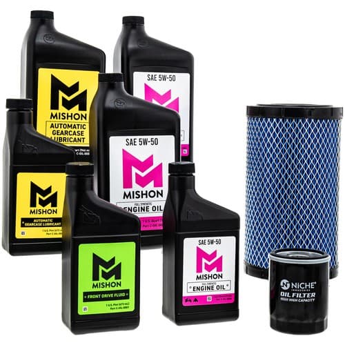 MISHON Full Service Oil Change Kit for Polaris Ranger 1000 Crew XP UTV 2018-2022