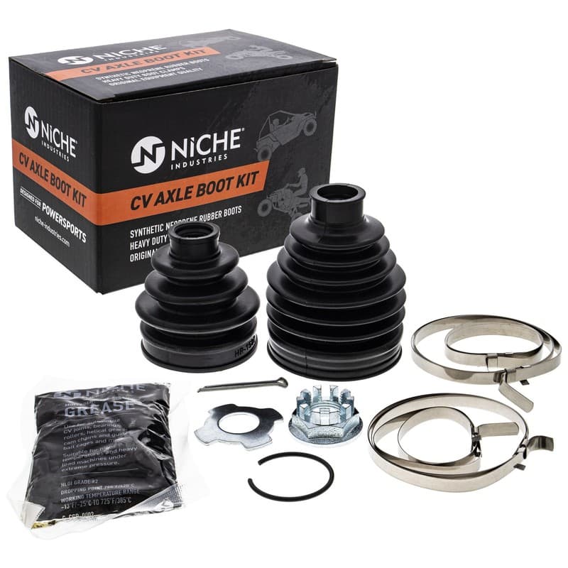 NICHE Rear CV Axle Boot Kit for Suzuki King Quad 750 500 64931-31G21 64930-31G21