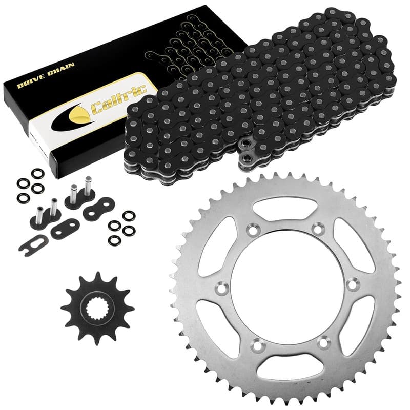 Black O-Ring Drive Chain & Sprockets Kit for Suzuki RM125 1997 1998 1999 2005