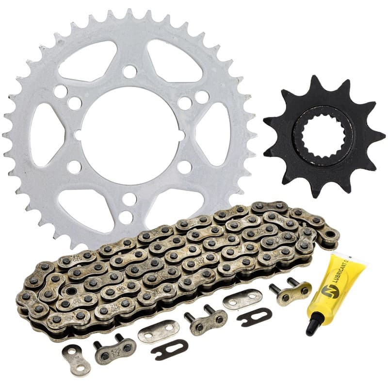 Sprocket Chain Set for Polaris Xplorer 300 300 4X4 11/40 Tooth 520 Rear Front