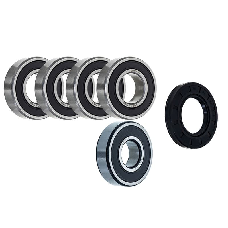 NICHE Wheel Bearing Seal Kit for Suzuki GSXR1100 6004-2RDQE6 6305-2RDQE6