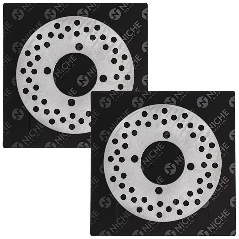 NICHE Front Brake Rotor Set For Polaris Sawtooth 200 Phoenix 200 453010 ATV