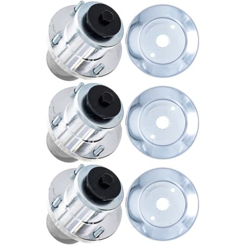 8TEN Spindle Kit for Hustler FasTrak SD Raptor XDX 48-Inch 607208 604665 3 Pack