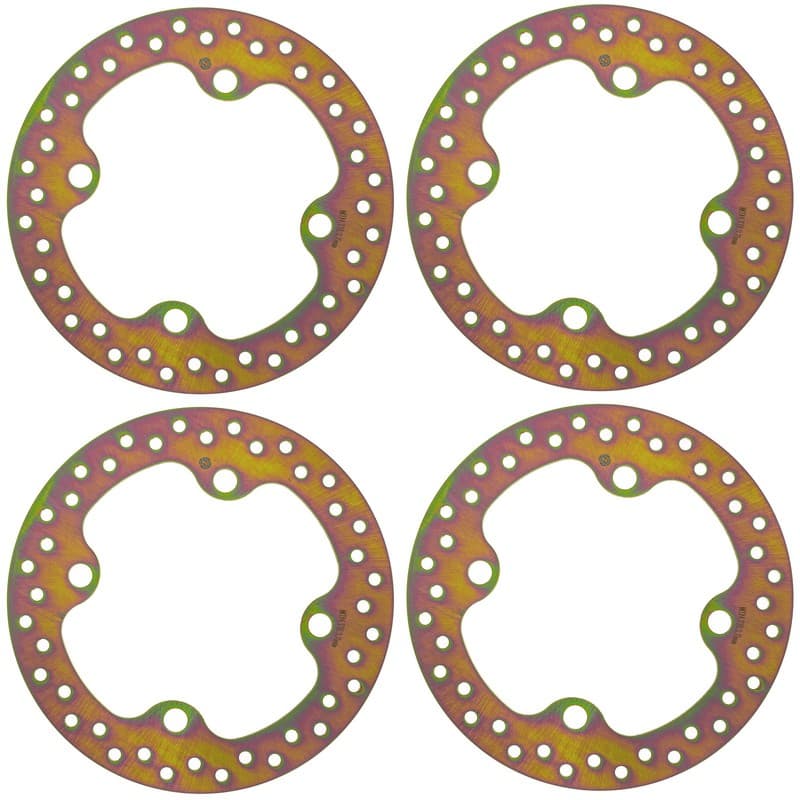 NICHE Front Rear Brake Rotor for Polaris General RZR XP 4 1000 5257196 4 Pack