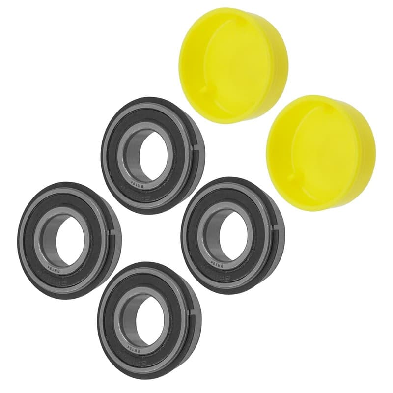 Caltric AM102888 M96706 Front or Rear Wheel Ball Bearing w/Cap For John Deere