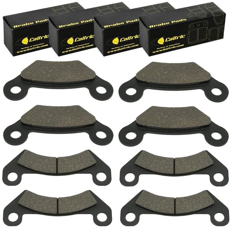 Caltric Front & Rear Brake Pads For John Deere Gator XUV 825i 825M 855M S4
