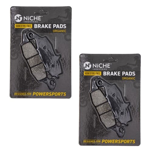 Brake Pad Set for Suzuki SV650S Kawasaki Ninja 650R Z750S Front Organic 2 Pack