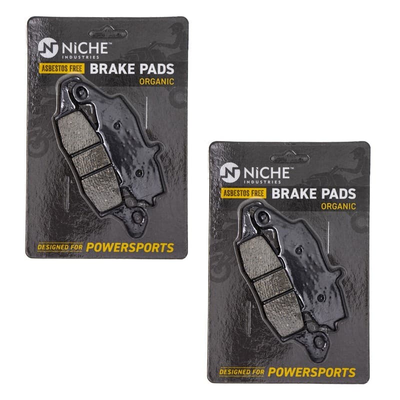 Brake Pad Set for Suzuki SV650S Kawasaki Ninja 650R Z750S Front Organic 2 Pack