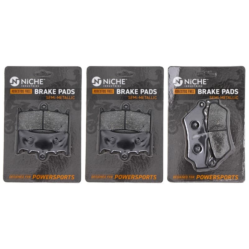 Brake Pad Set for BMW K1600GTL 34117728945 34218534821 Front Rear Semi-Metallic