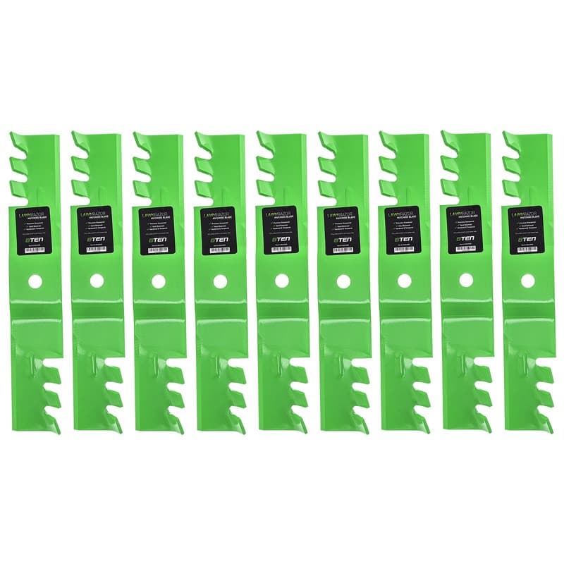 LawnRAZOR Deck Toothed Blade for Craftsman Z8200 02005017-X 942-04417-X 9-Pack